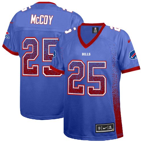 Women's Elite LeSean McCoy Nike Jersey Royal Blue - #25 Drift Fashion NFL Buffalo Bills